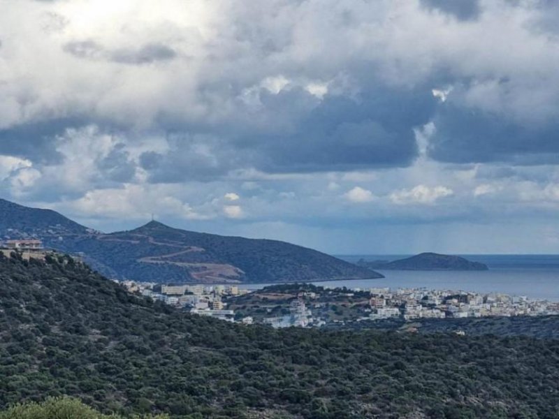 Vathi Kreta, Vathi: Großes Grundstück am Meer auf einem Hügel in prestigeträchtiger Lage zu verkaufen Grundstück kaufen